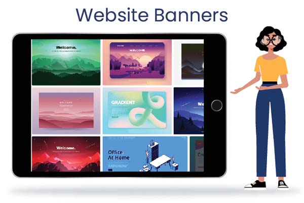 Website banners design